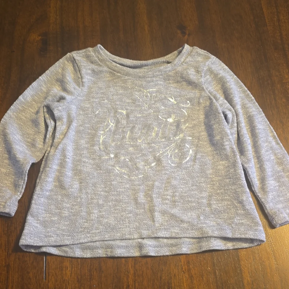 The Children's Place Heather Gray Long Sleeve Tee